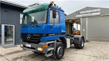 Mercedes-Benz ACTROS 2040 AS 4x4 tractor unit tipp. hydr.