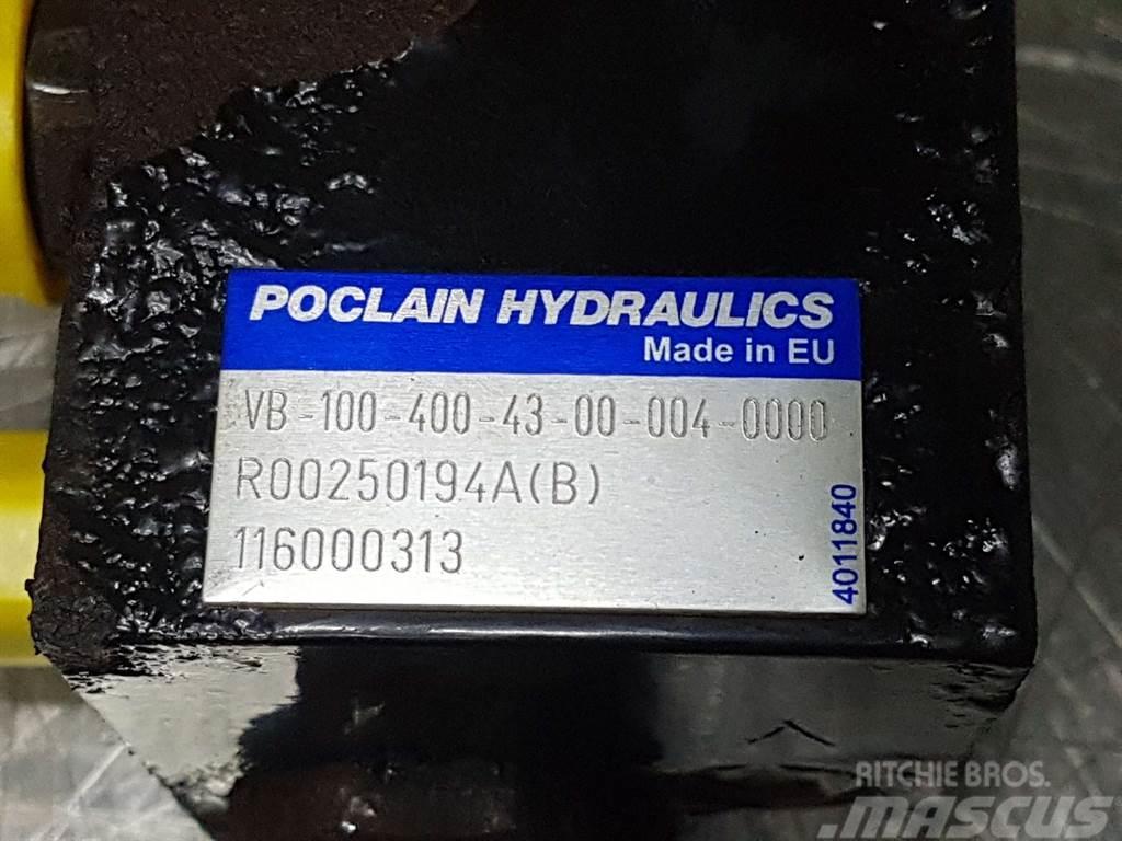Ahlmann AZ210E-Poclain VB-100-400-43-00-004-Valve/Ventile Hidráulicos