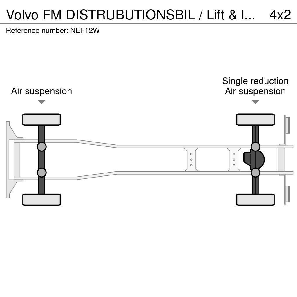 Volvo FM DISTRUBUTIONSBIL / Lift & lucka. Box body trucks