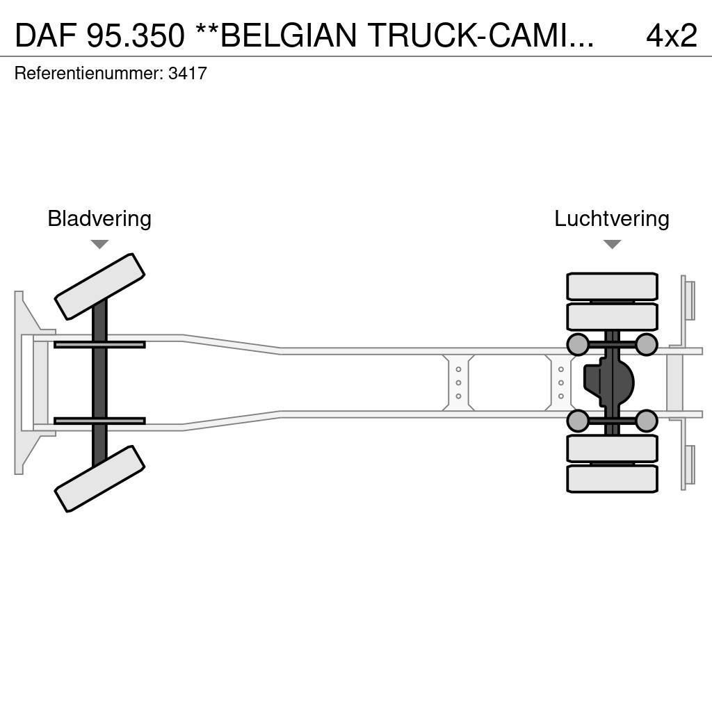 DAF 95.350 **BELGIAN TRUCK-CAMION BELGE** Camiones caja cerrada
