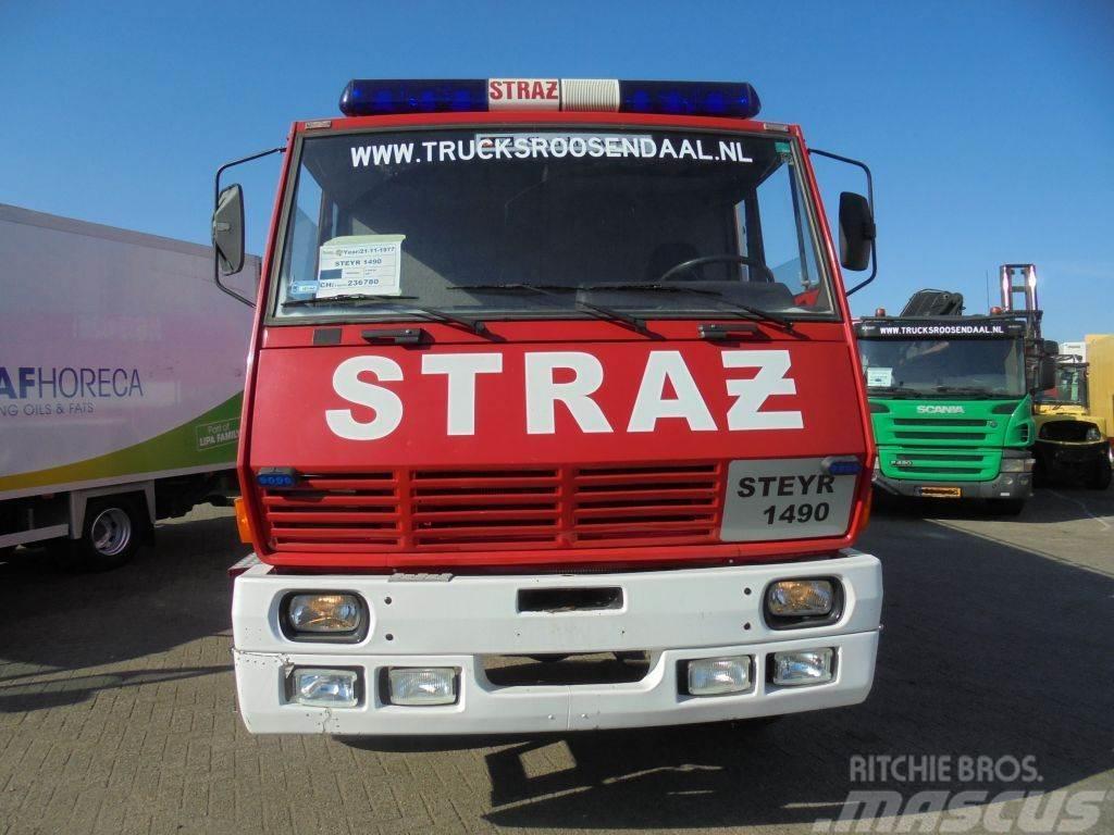 Steyr 1490 + Manual + 6X6 + 16000 L + TATRA Camiones de Bomberos