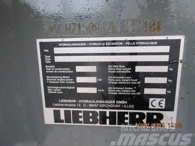 Liebherr A 918 Compact Litronic Excavadoras de ruedas