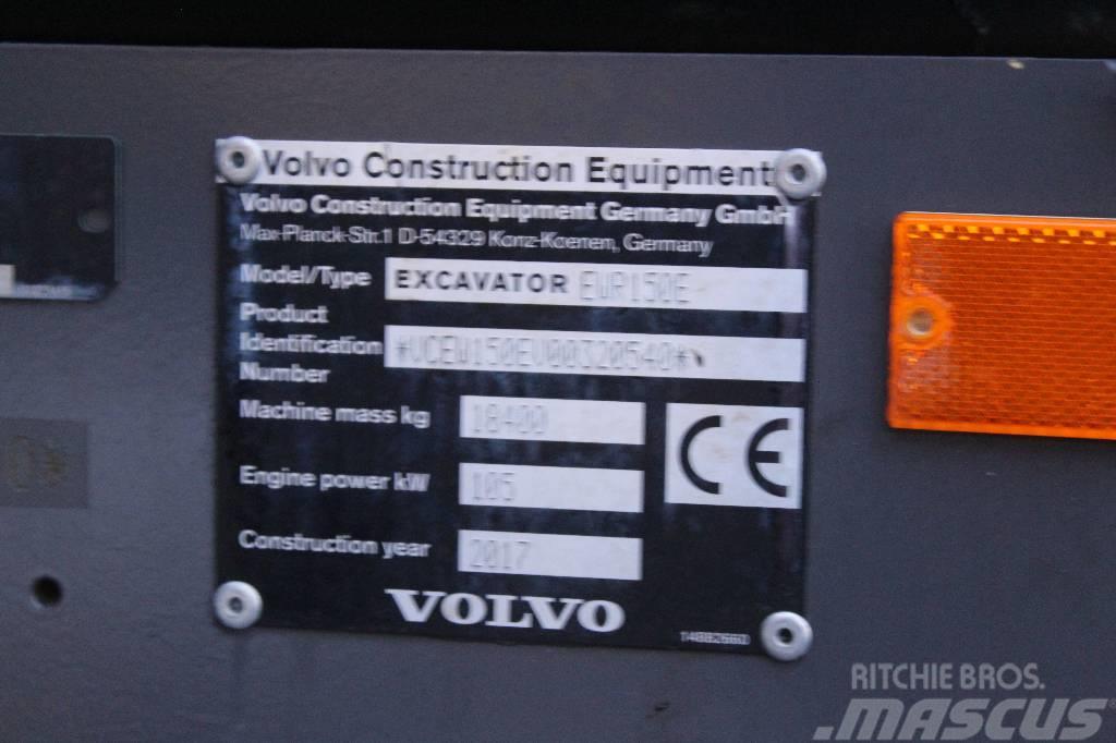 Volvo EWR 150 E / Pyörittäjä, Kauha, Rasvari Excavadoras de ruedas