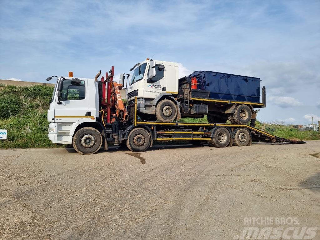 DAF CF85.380 plant lorry with crane Camiones grúa