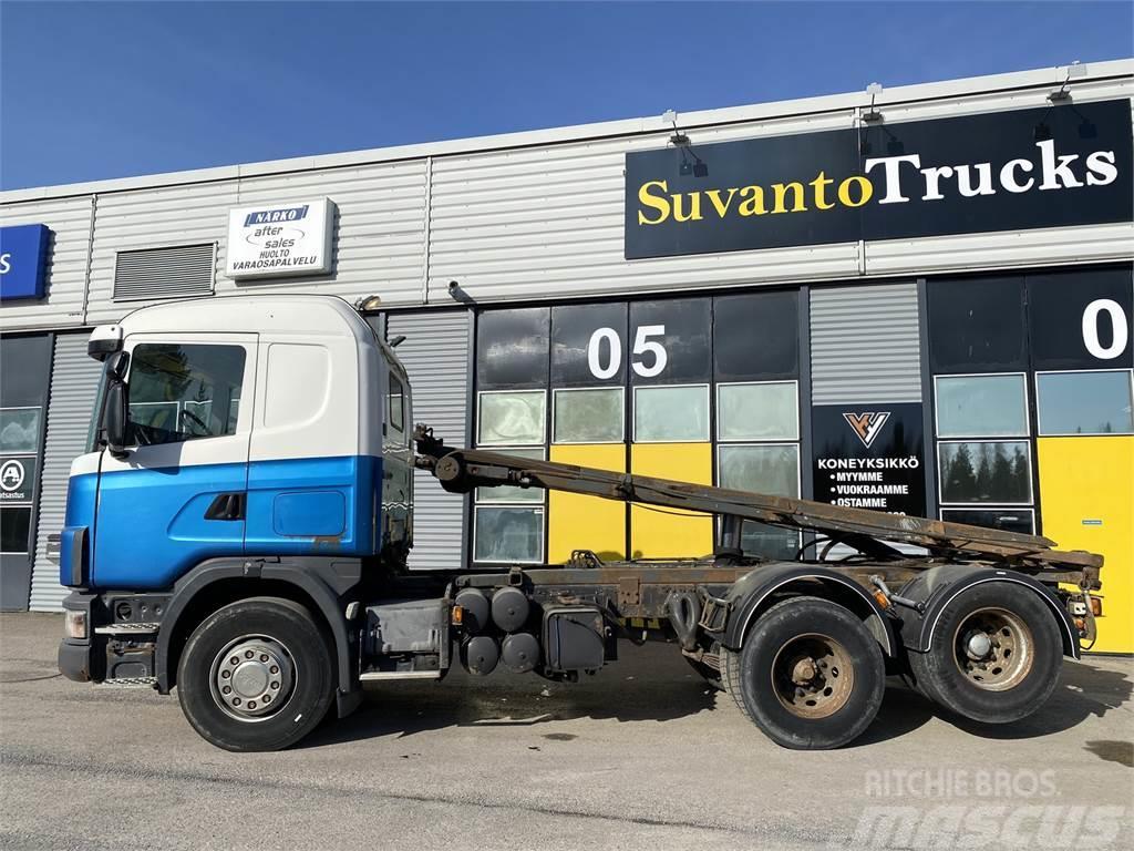 Scania R 124 6X2 Cable lift demountable trucks