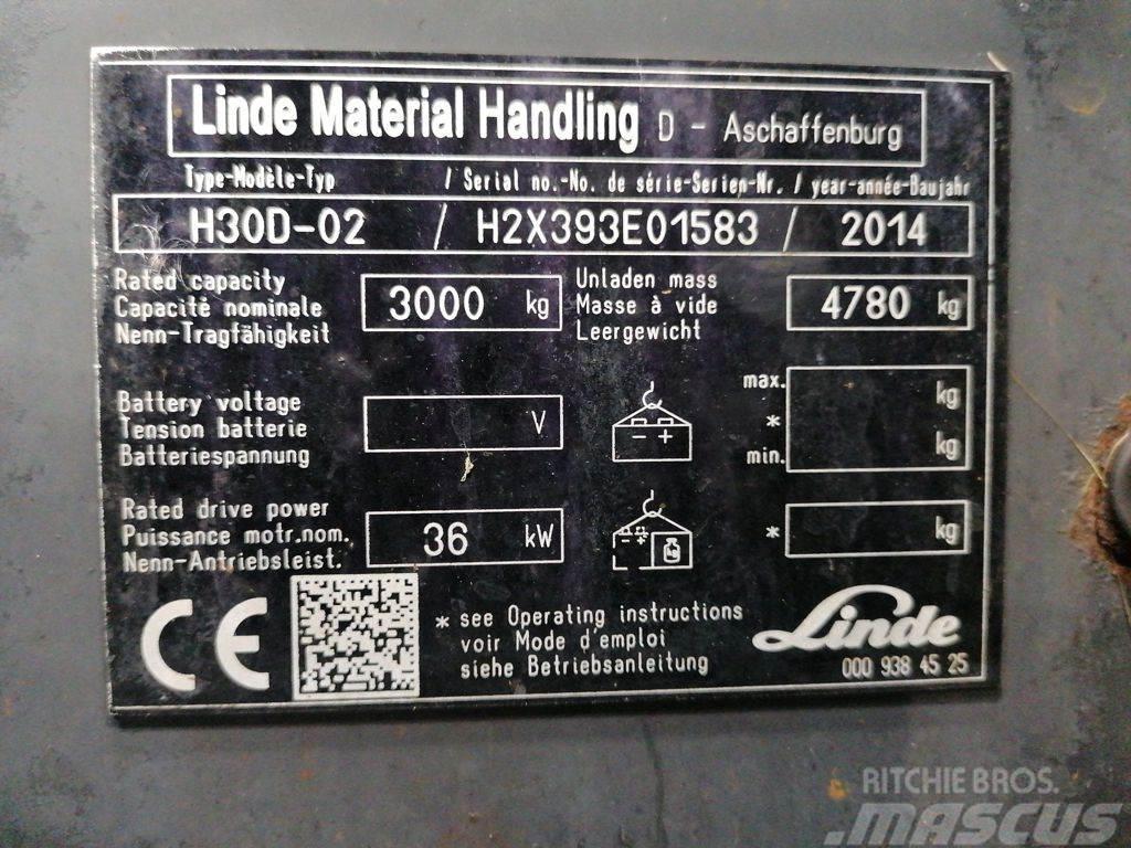 Linde H30D-02 Carretillas diesel