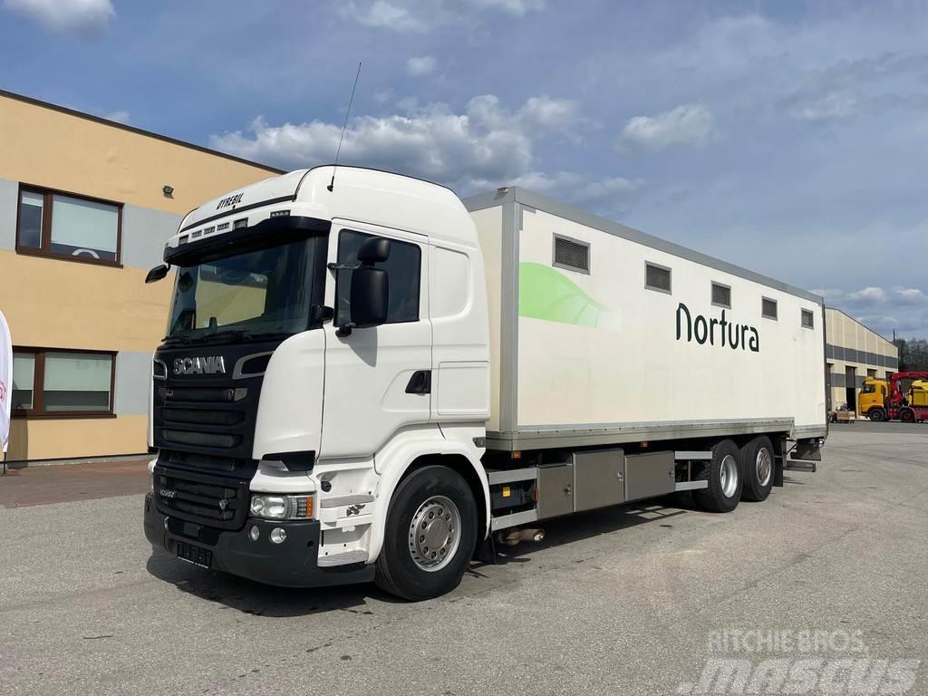 Scania R580 6X2 EURO6 + RETARDER Camiones de ganado