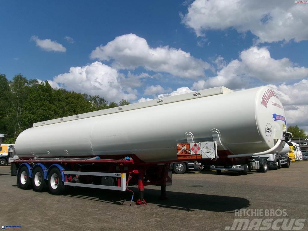 LAG Fuel tank alu 44.4 m3 / 6 comp + pump Semirremolques cisterna