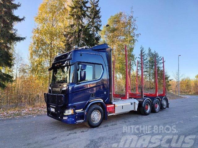 Scania R 730 B8x4*4NB, Korko 1,99% Transporte de madera
