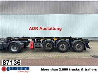 Kässbohrer Multicont Container Chassis, ADR, Liftachse