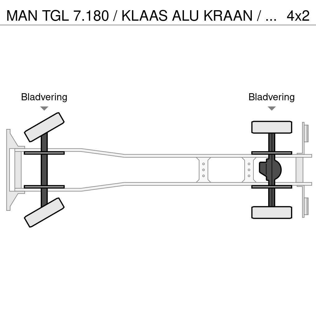 MAN TGL 7.180 / KLAAS ALU KRAAN / LOW KM / HOLLAND TRU All terrain cranes