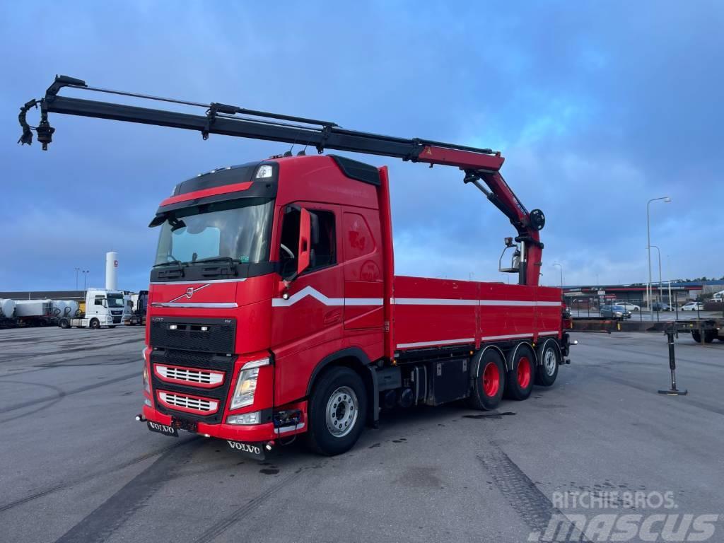 Volvo FH500 8x4*4 Platform / HMF2120K4 Euro 6 Crane trucks