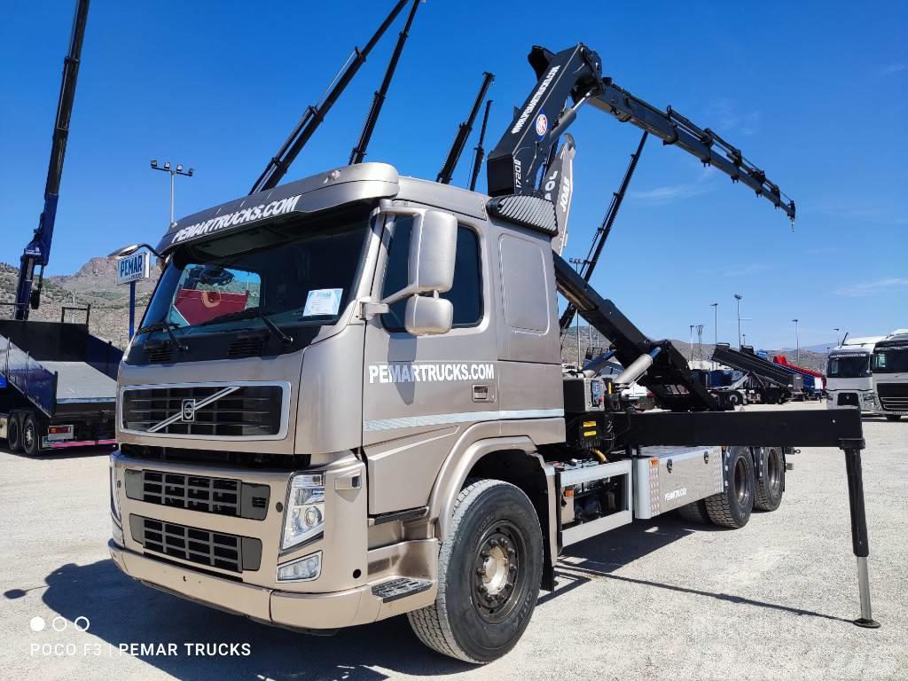 Volvo FM 440 6X2 GRUA HMF 1720 K6 MULTILIFT Cable lift demountable trucks