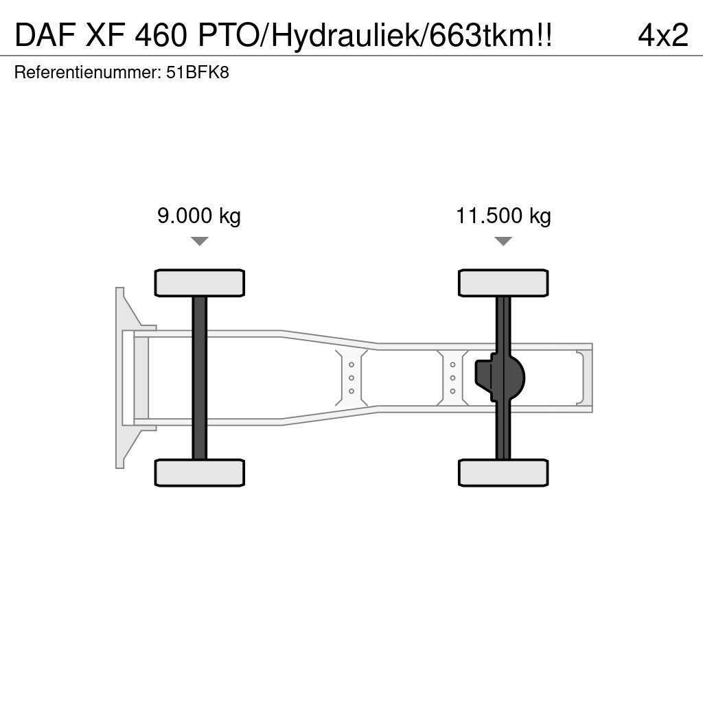 DAF XF 460 PTO/Hydrauliek/663tkm!! Tractor Units
