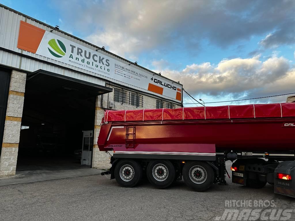 Galucho Bañera - 3 ejes - ¡Recién salida de fábrica! Tipper semi-trailers