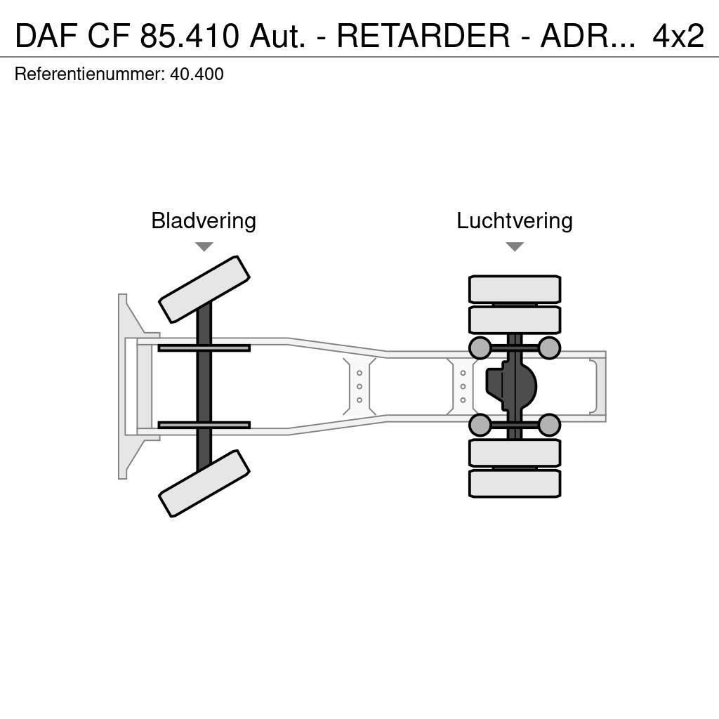 DAF CF 85.410 Aut. - RETARDER - ADR - 2011 - Euro 5 - Tractor Units
