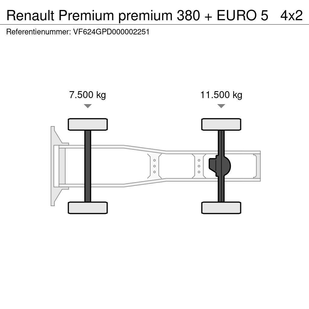 Renault Premium premium 380 + EURO 5 Tractor Units
