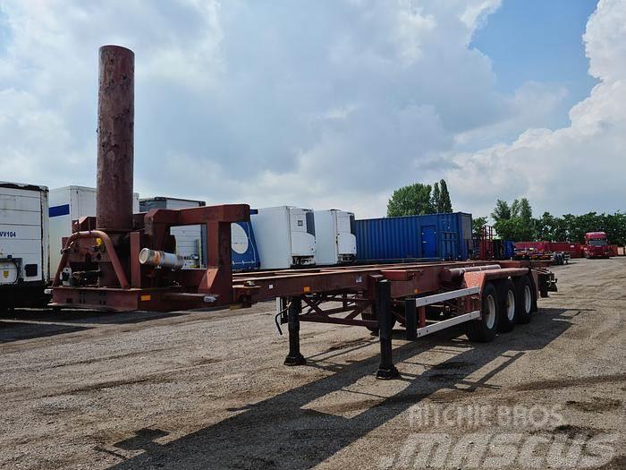 Gofa 40ft | Steel suspension | BPW drum Containerframe semi-trailers