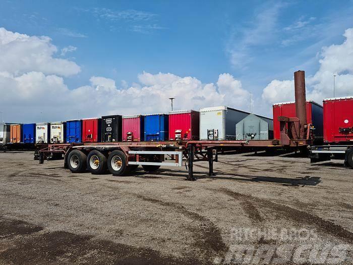 Gofa 40ft | Steel suspension | BPW drum Containerframe semi-trailers