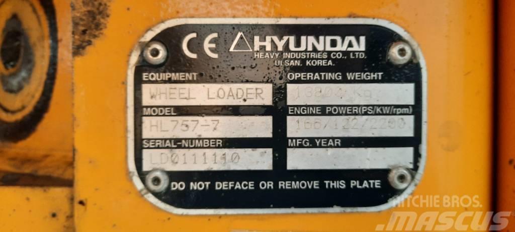 Hyundai HL 757-7 Wheel loaders