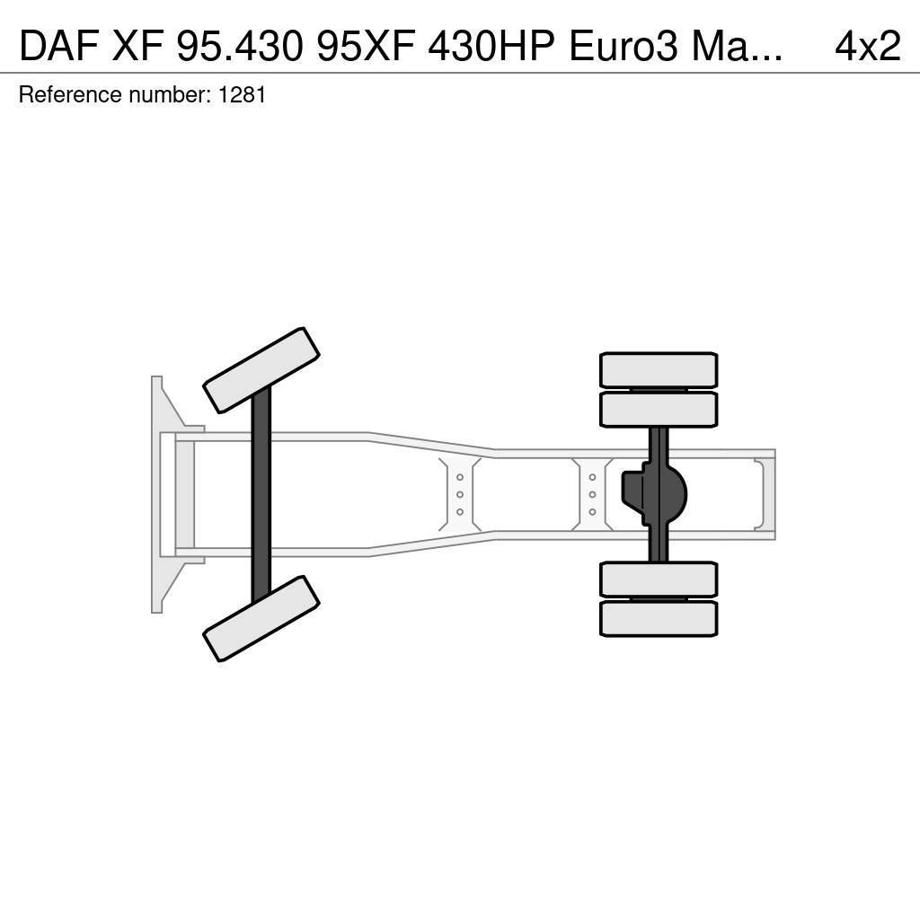 DAF XF 95.430 95XF 430HP Euro3 Manuel Gearbox Hydrauli Tractor Units