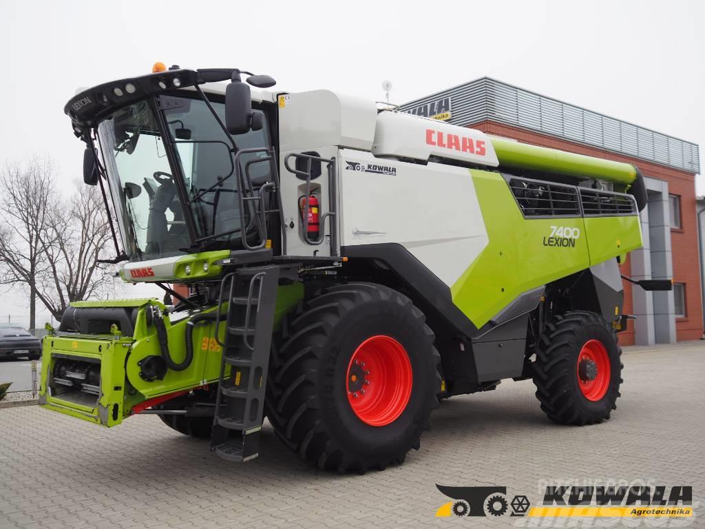 CLAAS Lexion 7400 4WD GPS + V770 Combine harvesters