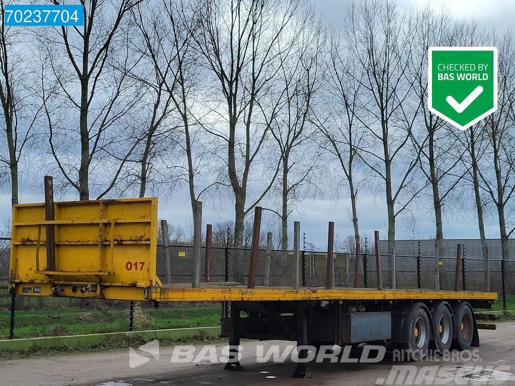 Nooteboom O-42 VV 3 axles NL-Trailer 7.Mtr extendable SAF Flatbed/Dropside semi-trailers