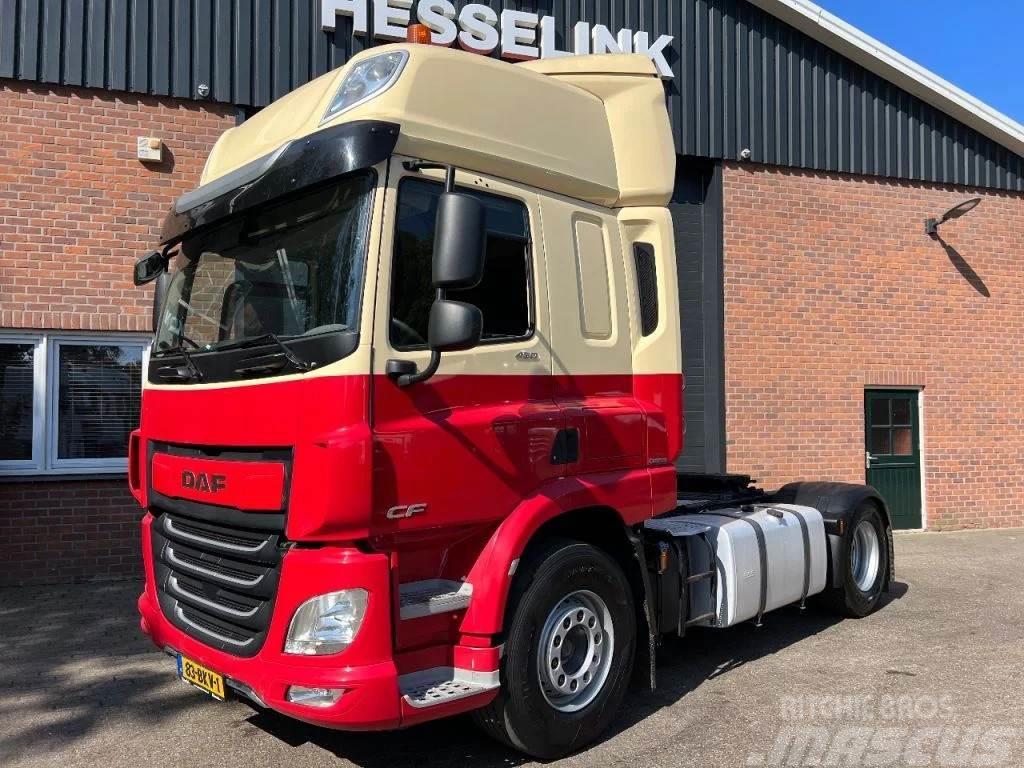 DAF CF 450 Space Cab 9T vooras Hydraulic NL Truck Tractor Units