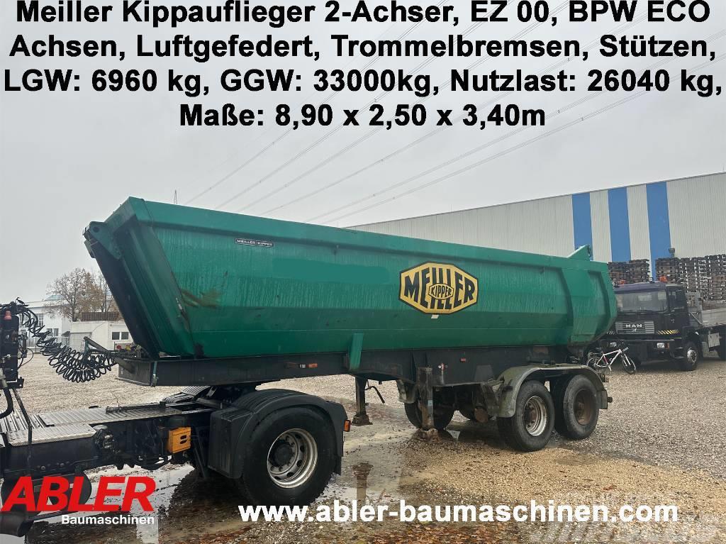 Meiller 2-Achser Kippauflieger BPW ECO Luftgefedert Skip loader semi-trailers