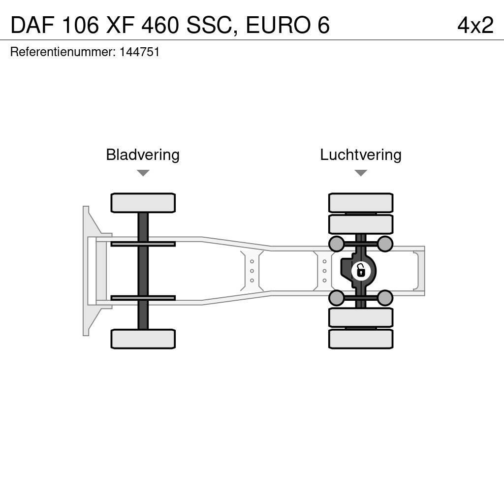 DAF 106 XF 460 SSC, EURO 6 Tractor Units