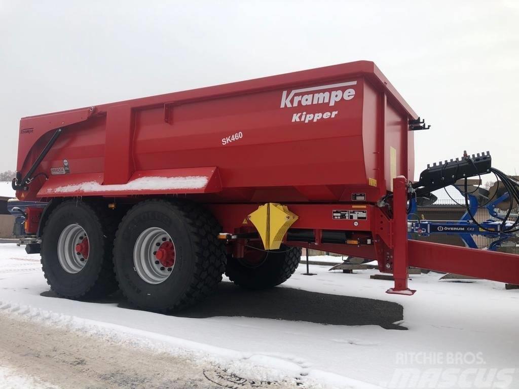 Krampe SK 460 Flatbed/Dropside semi-trailers