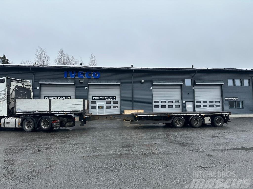 NTM APP-3, 3,3m jatko Flatbed/Dropside semi-trailers