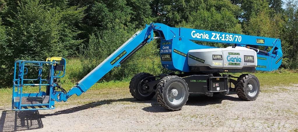 Genie ZX 135/70, 43m articulating boom lift, cherry pick Articulated boom lifts
