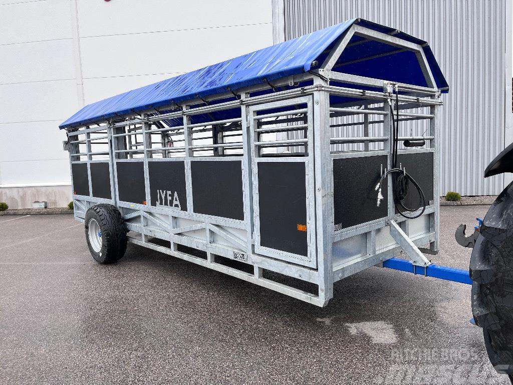Jyfa 76000 KREATURSVAGN HYDRAULIK 6m Animal transport trailers
