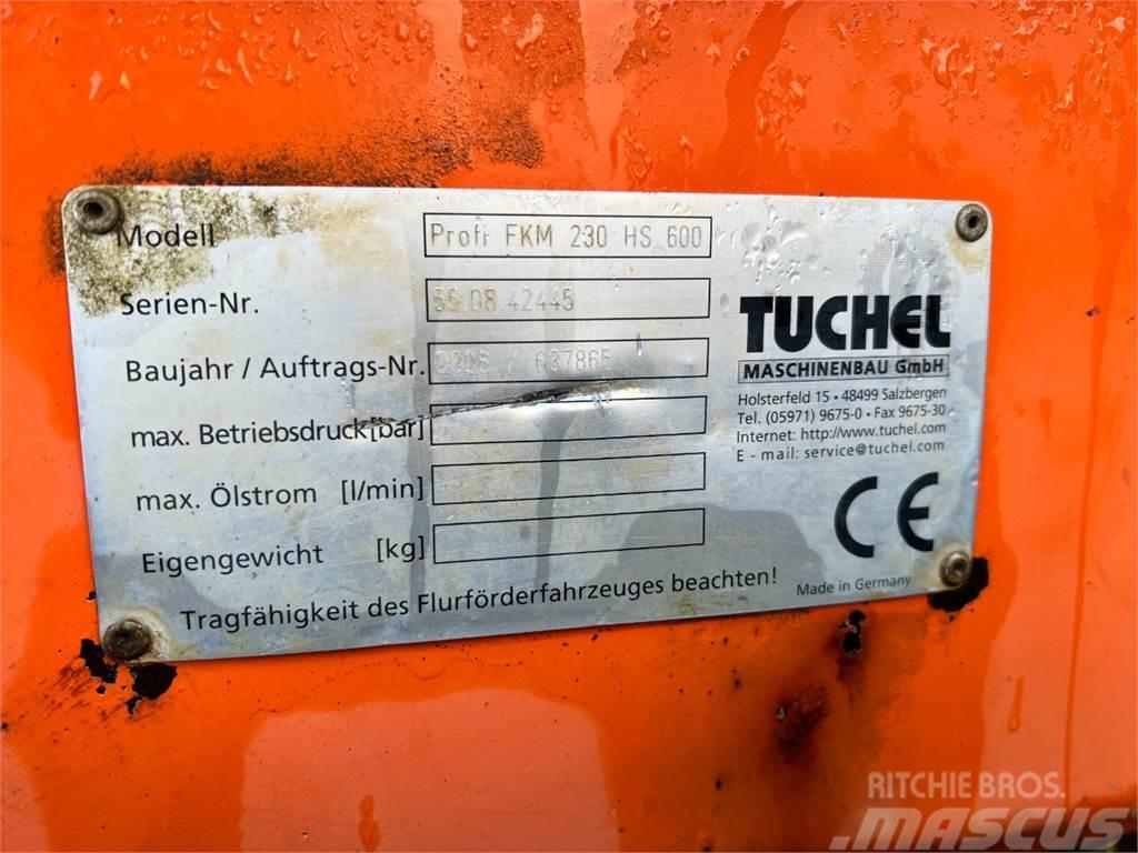 Tuchel Profi 660 kost - 230 cm. bred / Volvo ophæng Wheel loaders