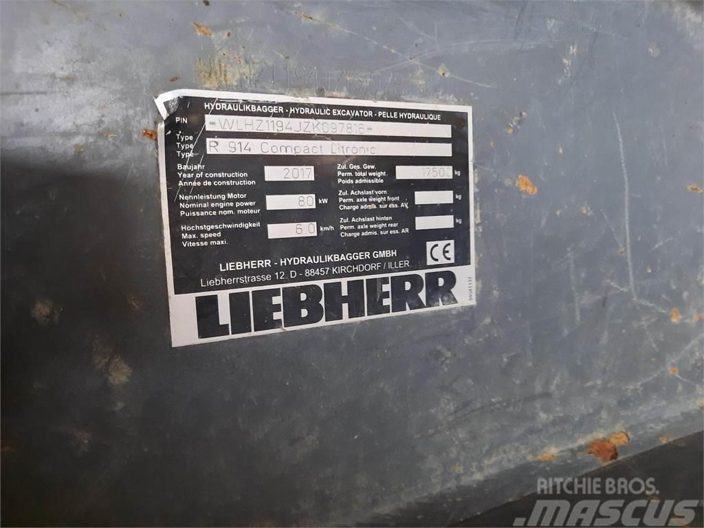 Liebherr R914 Compact Litronic Crawler excavators