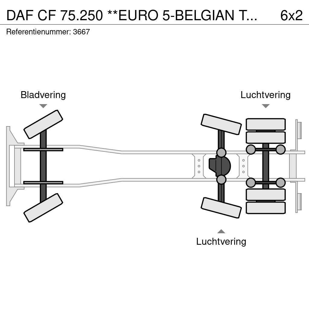 DAF CF 75.250 **EURO 5-BELGIAN TRUCK-REFUSE TRUCK** Waste trucks