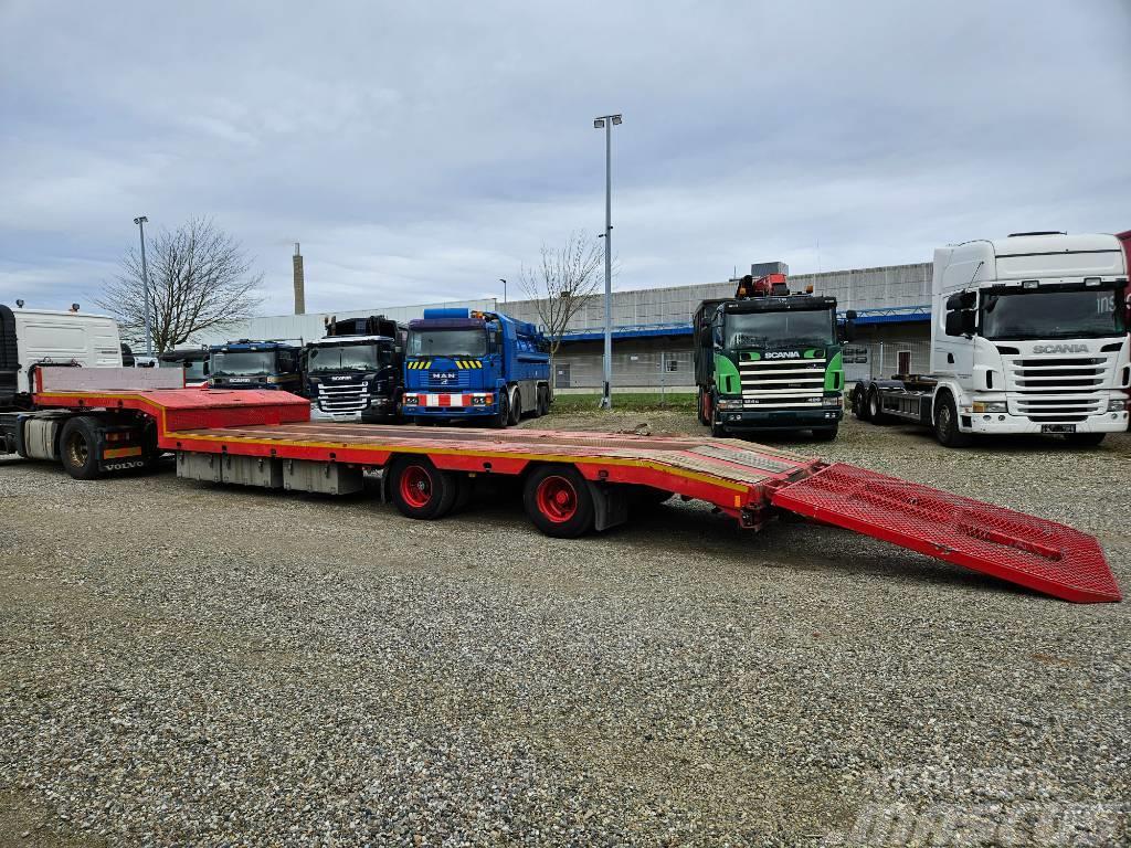 Kel-Berg 35.000 kg Machinetrailer / Autotrailer / Nysynet Low loader-semi-trailers