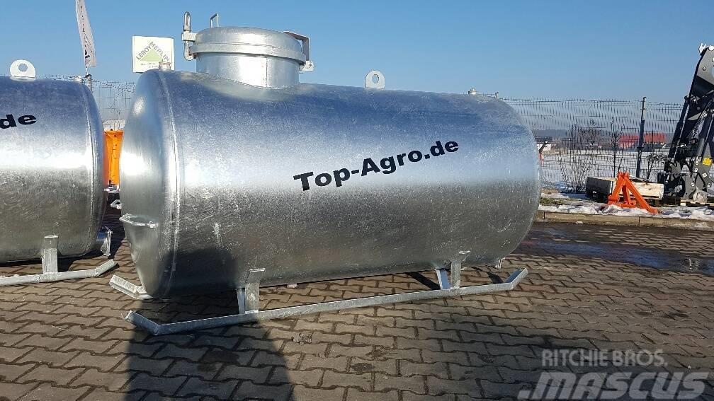 Top-Agro Water tank, 2000L, stationary + metal skids! Other livestock machinery and accessories