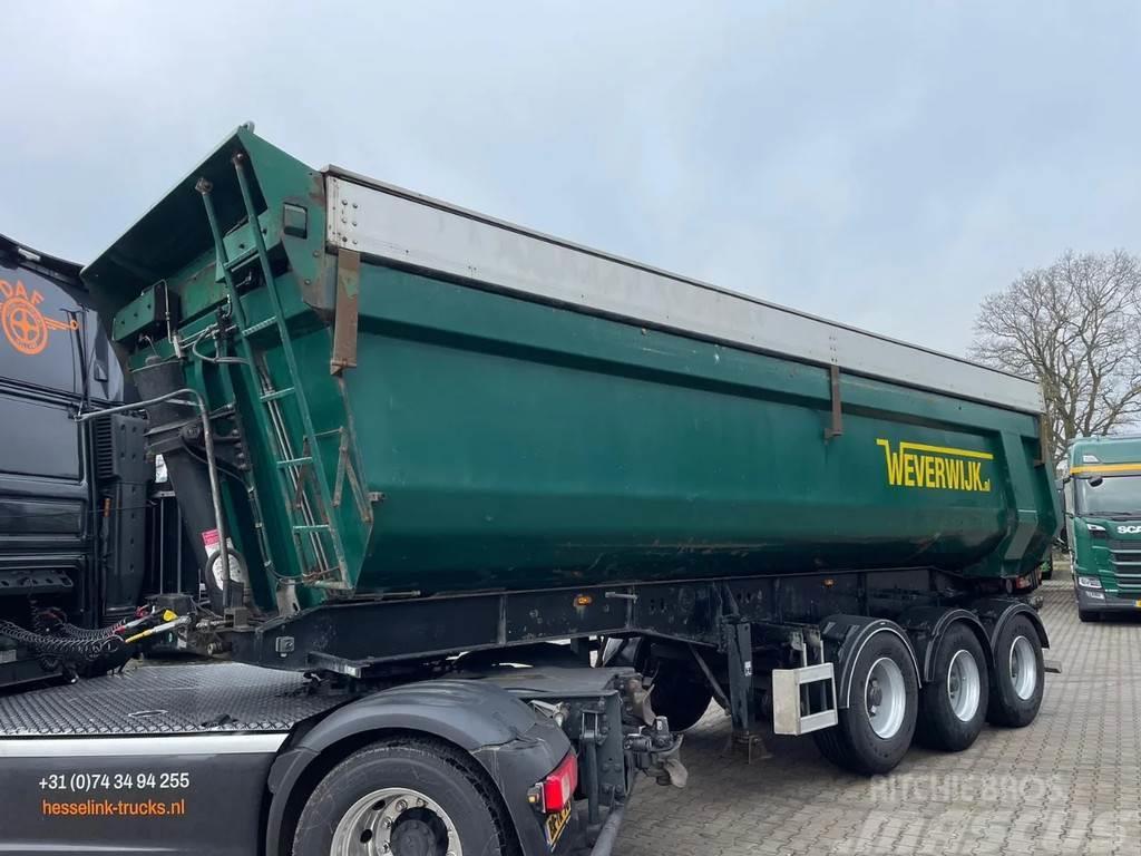 Schwarzmüller 29m3 Hardox staal Afdekkleppen Liftas Tipper semi-trailers
