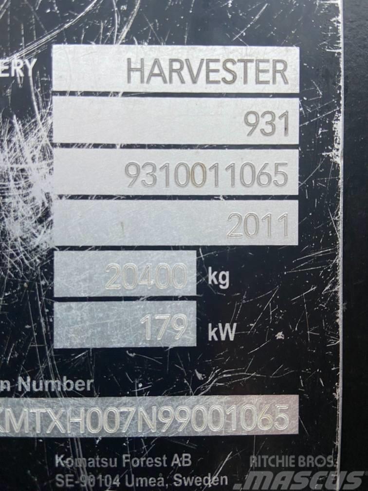 Komatsu 931.1 Harvesters