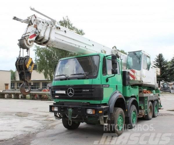 Mercedes-Benz 3538 + Liebherr LTF 1040 Crane trucks