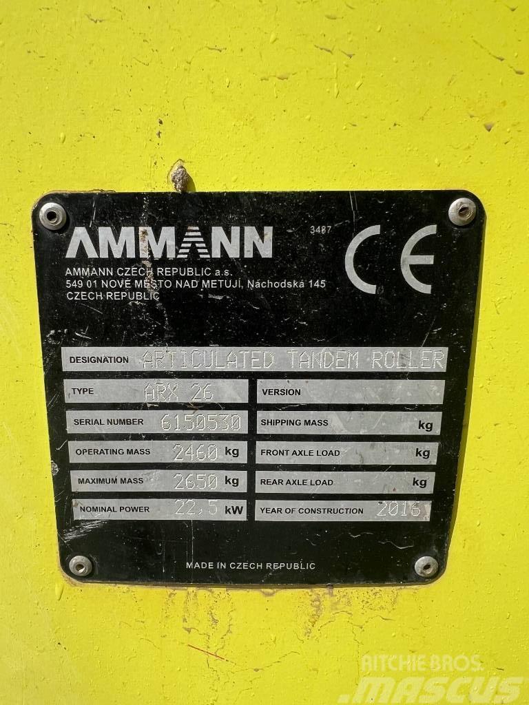 Ammann ARX 26 Twin drum rollers