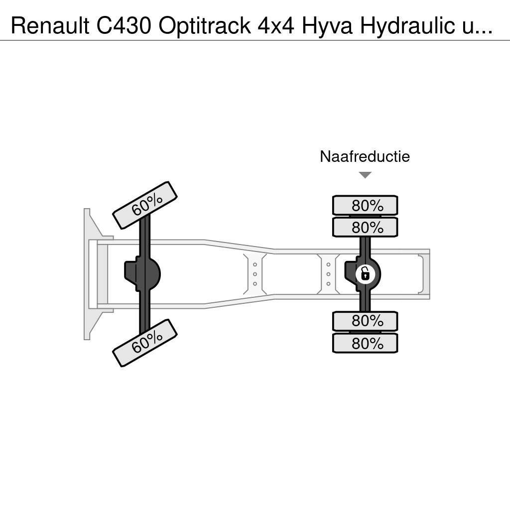 Renault C430 Optitrack 4x4 Hyva Hydraulic unit Euro6 *** O Tractor Units