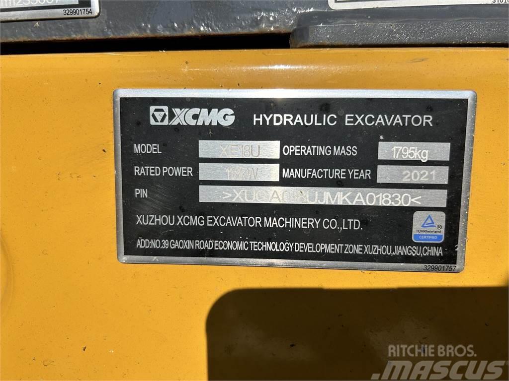 XCMG XE18U Mini excavators < 7t (Mini diggers)