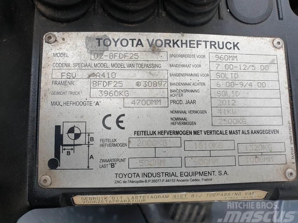 Toyota 8FDF25 Forklift trucks - others