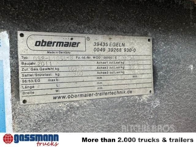 Obermaier OS2-L105 L/B, durchladbar, Edscha, Ex-Fahrschule! Curtainsider trailers