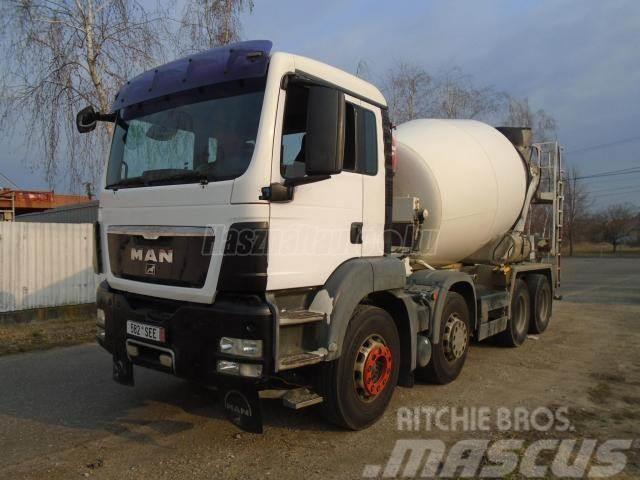 MAN TGS 32.400 Euro 5 Stetter 9 m3 Concrete trucks