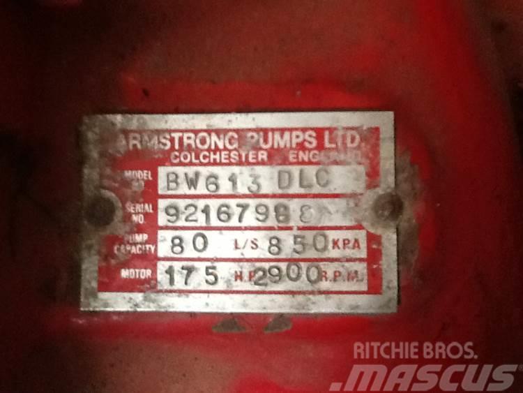  Armstrong brandpumpe model BW613 DLC Waterpumps