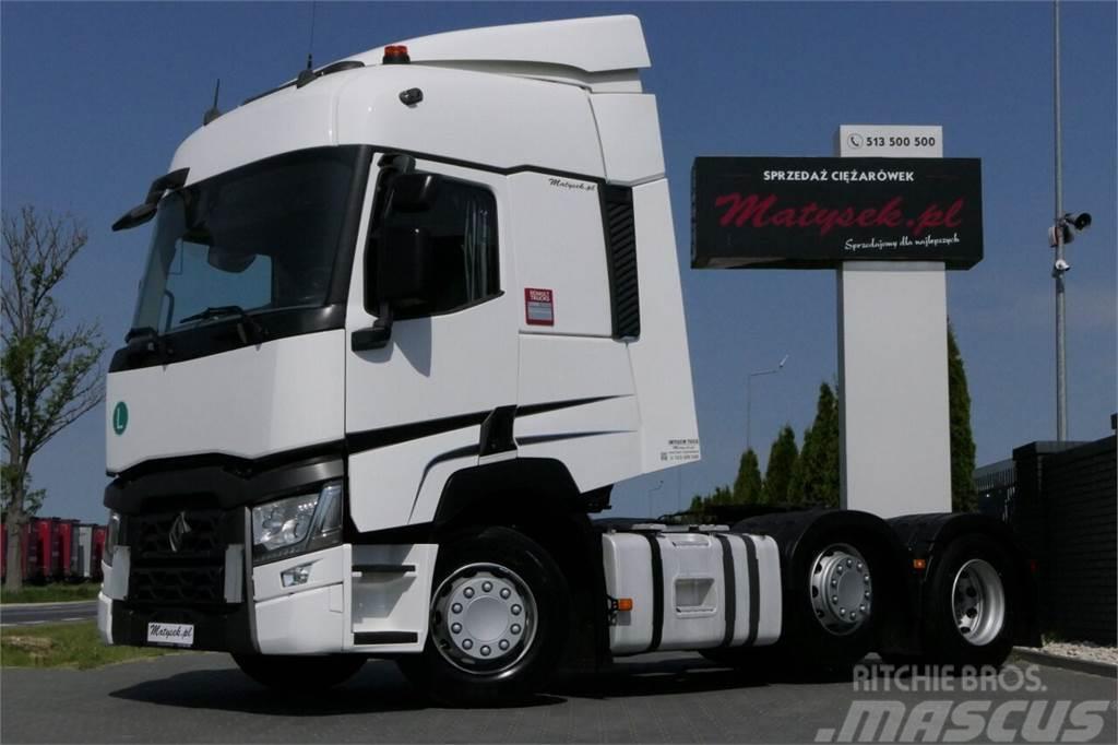 Renault T 480 / 13 LITERS / 6X2 / PUSHER / 70 TONS !!! / E Tractor Units